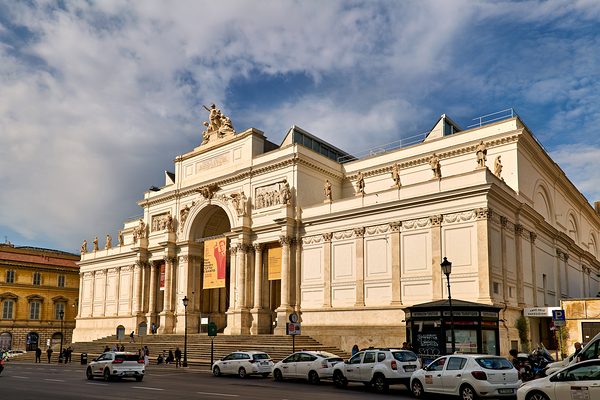 Palazzo delle Esposizioni in Rome invites visitors for art and c Digital Download