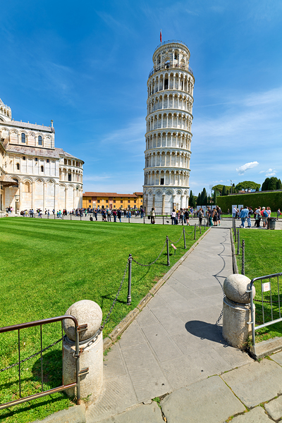 Exploring the Leaning Tower in Piazza dei Miracoli Pisa Digital Download