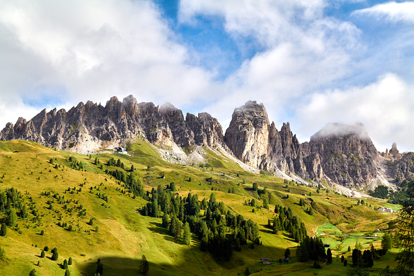 Hiking in puez odle natural park in val gardena italy Digital Download