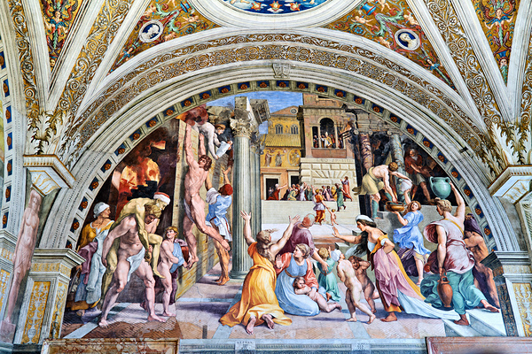 Exploring the raphael rooms at vatican museums in rome Digital Download