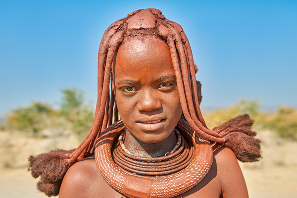 Portrait of a Himba woman in Namibias Kunene region Digital Download