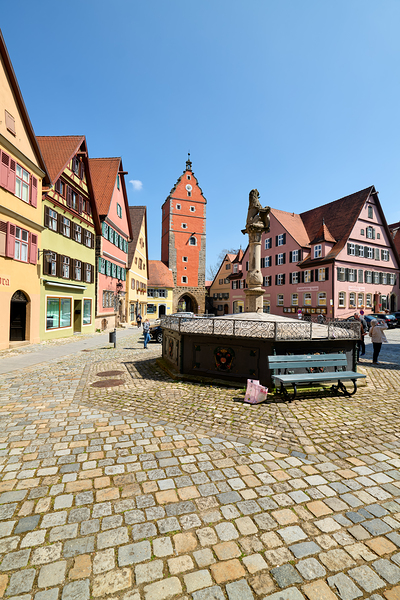 Wornitz Gate and historic sites in Dinkelsbühl Digital Download