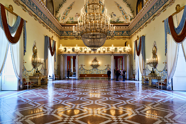 Exploring the grand hall of Museo di Capodimonte in Naples Digital Download