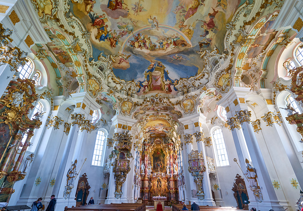 Visit to Wieskirche along the Romantic Road in Bavaria Germany Digital Download