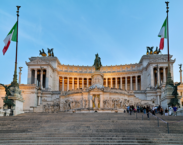 Visit to victor emmanuel ii national monument in rome italy Digital Download