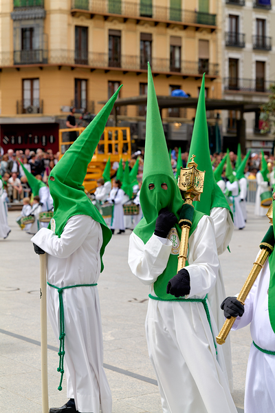 Zaragoza. Saragossa. Aragon. Spain.  Processions of the Easter Holy Week Digital Download