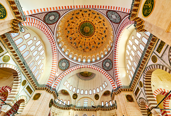 Visit to Suleymaniye Mosque in Istanbul Turkey on a sunny day Digital Download