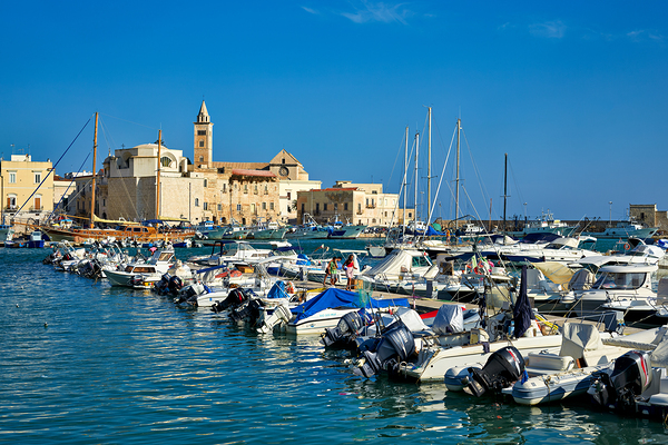 Apulia Puglia Italy. Trani. The seaport Digital Download