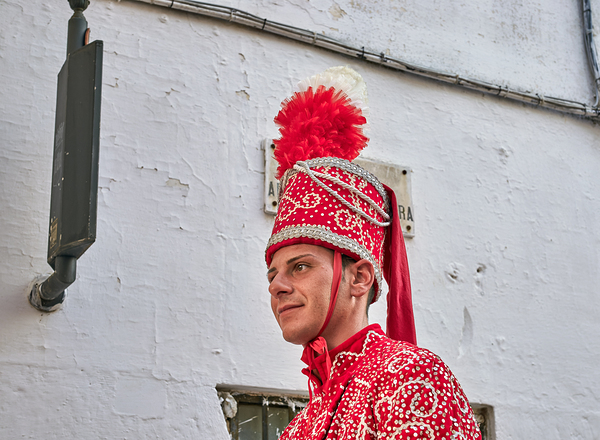 Apulia Puglia Italy. Ostuni. Festival of Saint Orontius. The cavalcata a procession of horses in the streets of the town Digital Download