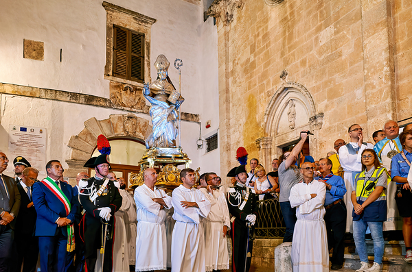 Apulia Puglia Italy. Ostuni. Festival of Saint Orontius. Procession with the statue of the Saint Digital Download