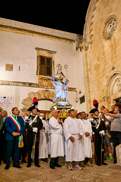 Apulia Puglia Italy. Ostuni. Festival of Saint Orontius. Procession with the statue of the Saint Digital Download