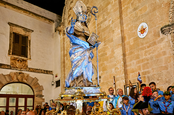 Apulia Puglia Italy. Ostuni. Festival of Saint Orontius. Procession with the statue of the Saint Digital Download