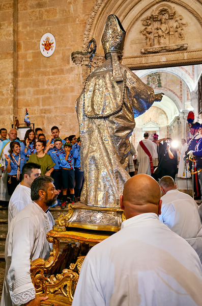 Apulia Puglia Italy. Ostuni. Festival of Saint Orontius. Procession with the statue of the Saint Digital Download