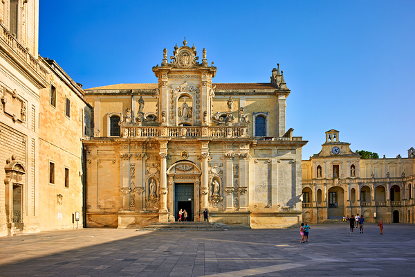 Apulia Puglia Salento Italy. Lecce. Cathedral Maria Santissima Assunta and Saint Orontius Digital Download