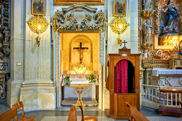 Apulia Puglia Salento Italy. Lecce. Santa Chiara church Digital Download