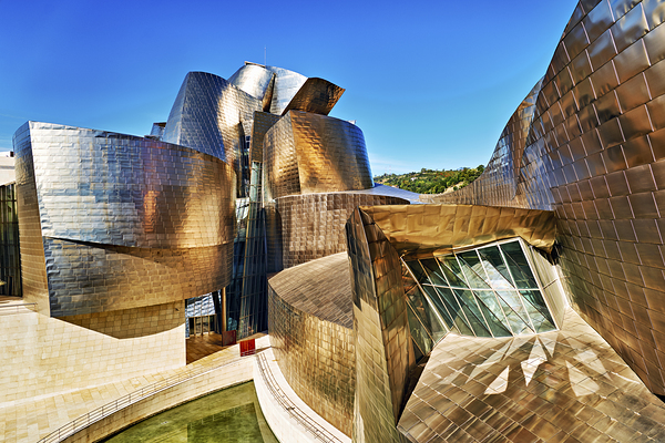 Bilbao Biscay Spain. Guggenheim Museum Digital Download