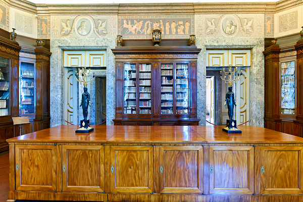 Caserta Campania Italy. The Royal Palace. The Palatine Library Digital Download