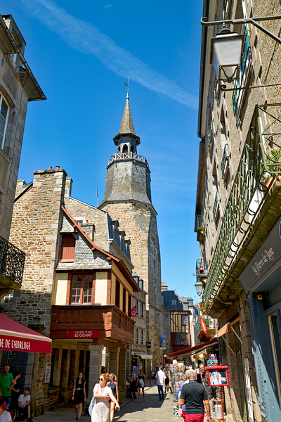 Dinan Brittany France. Tour de lHorloge clock tower Digital Download