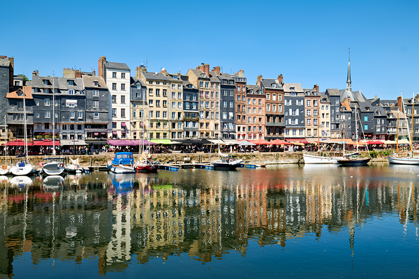 Honfleur Normandy France. The harbour Digital Download