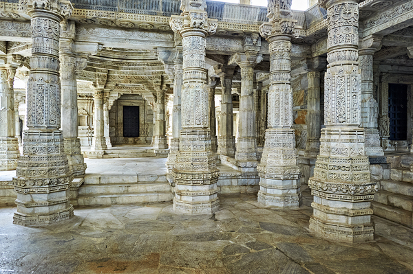 India Rajasthan. Jain Old Temples in Ranakpur Digital Download