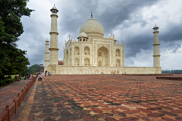 India Agra. The Taj Mahal Palace Digital Download