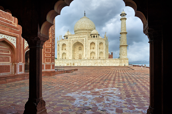 India Agra. The Taj Mahal Palace Digital Download