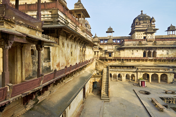 India Madhya Pradesh Orchha. The Fort Complex Digital Download