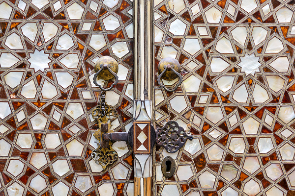 Istanbul Turkey. Topkapi Palace. Decorated door in the Harem Digital Download