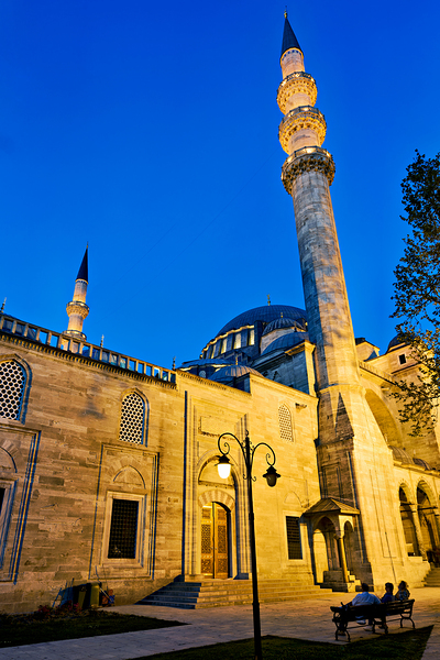 Istanbul Turkey. Süleymaniye Mosque at sunset Digital Download