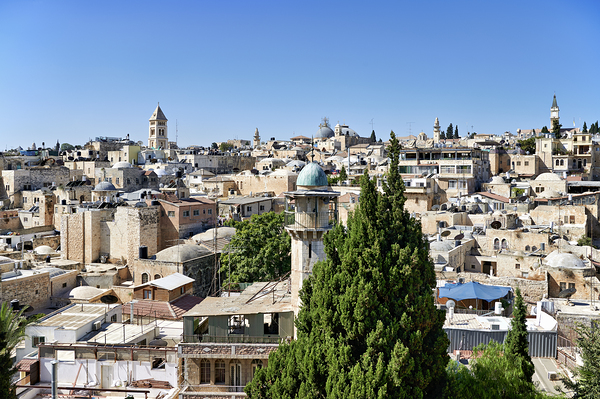 Jerusalem Israel. View of the old city Digital Download