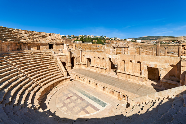 Jordan. The greco roman city of Gerasa Jerash. The theatre Digital Download