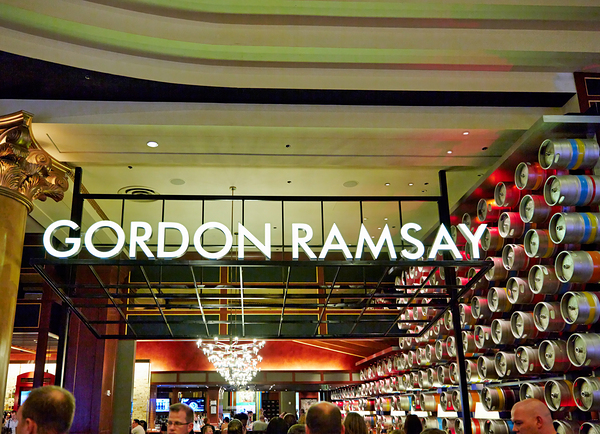 Gordon Ramsay Gourmet Restaurant. Las Vegas Nevada USA Digital Download