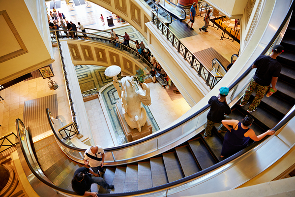 The Shopping Mall at Caesars Palace Hotel. Las Vegas Nevada USA Digital Download