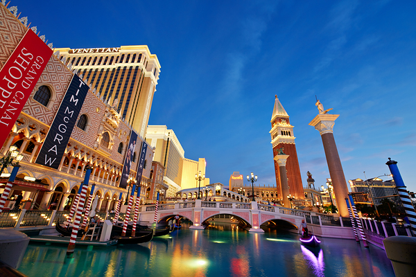 Venetian Hotel at Sunset. Las Vegas Nevada USA Digital Download