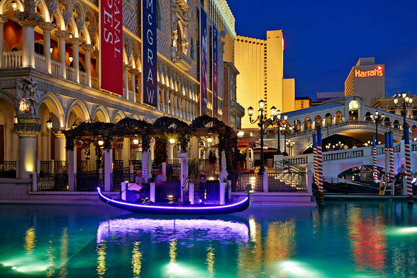 Venetian Hotel at Sunset. Las Vegas Nevada USA Digital Download