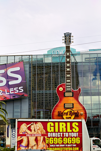 The Hard Rock Cafe. Las Vegas Nevada USA Digital Download