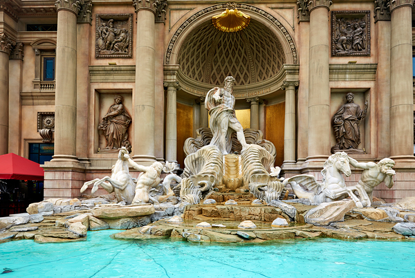 Trevi Fountain on the Strip. Las Vegas Nevada USA Digital Download