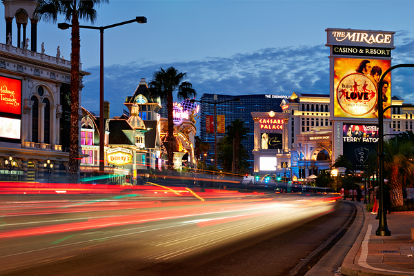 The Strip by Night. Las Vegas Nevada USA Digital Download