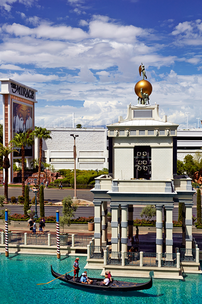 Gondolas at Venetian Hotel. Las Vegas Nevada USA Digital Download