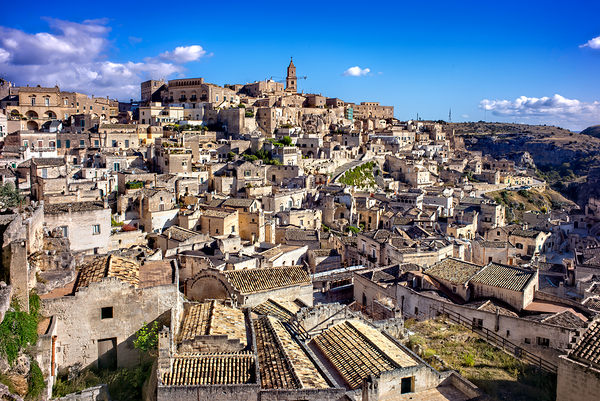 Matera Basilicata Italy. Cityscape. I sassi di Matera Digital Download