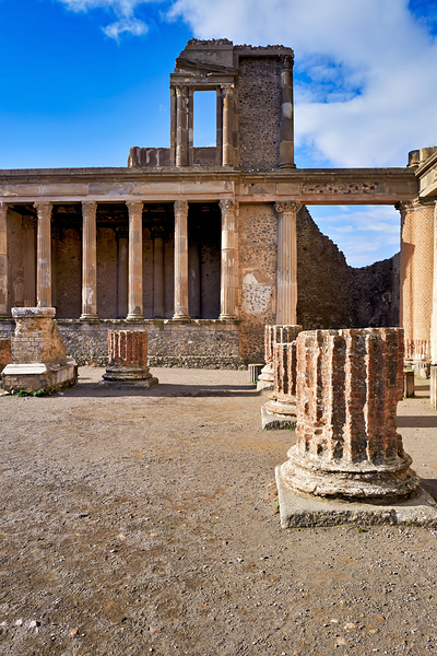 Naples Campania Italy. Pompeii was an ancient Roman city Digital Download