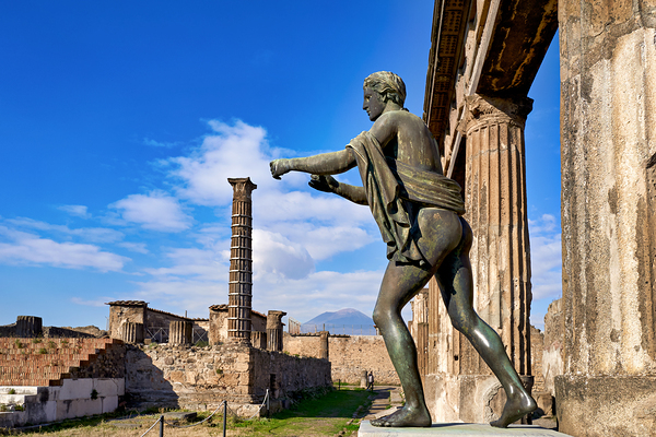 Naples Campania Italy. Pompeii was an ancient Roman city Digital Download