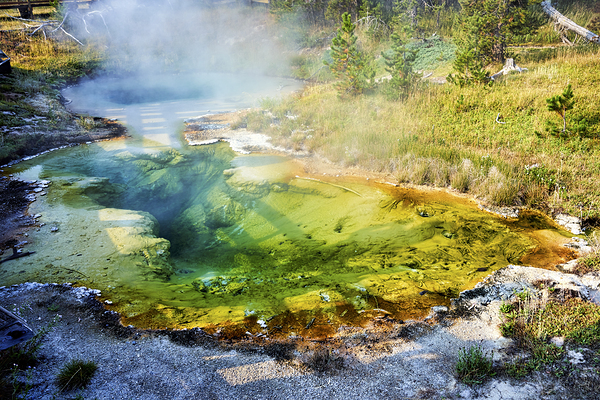 Seismograph Pool at the Yellowstone National Park. Wyoming. USA. Digital Download