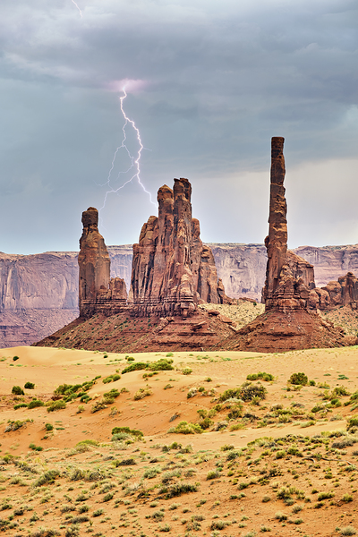 Monument Valley. Navajo Nation. Thunderstorm on the Butte Digital Download