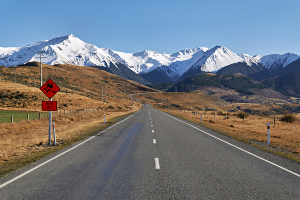 New Zealand. Southern Alps. Driving to Arthur Pass on State Highway 73 Digital Download