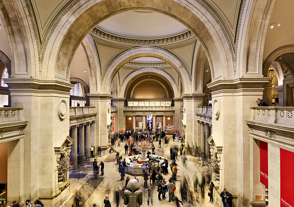New York. Manhattan. United States. The Metropolitan Museum of Art. The entrance hall Digital Download