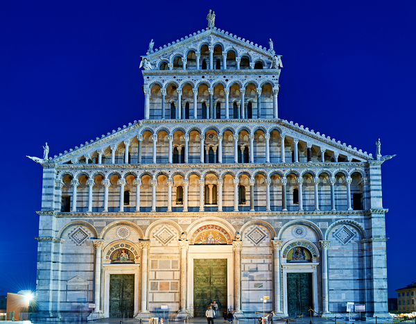Pisa Tuscany Italy. Piazza dei Miracoli Square of Miracles. The Cathedral at sunset Digital Download