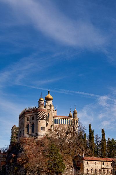 Bologna Italy. Rocchetta Mattei is a fortress located in the northern Apennines Digital Download