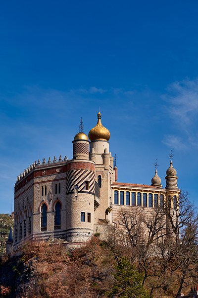 Bologna Italy. Rocchetta Mattei is a fortress located in the northern Apennines Digital Download