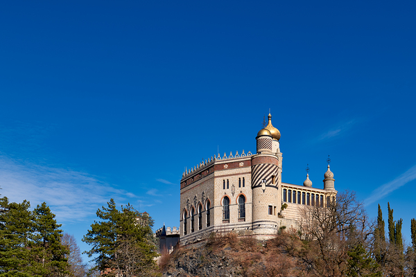 Bologna Italy. Rocchetta Mattei is a fortress located in the northern Apennines Digital Download